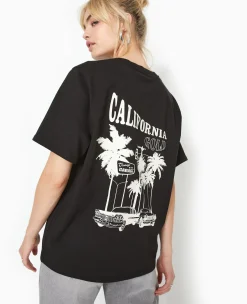 Pimkie Toute La Collection|T-Shirt Et Top^T-shirt Oversize Avec Print Devant Et Dos -