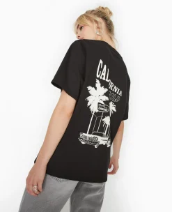 Pimkie Toute La Collection|T-Shirt Et Top^T-shirt Oversize Avec Print Devant Et Dos -