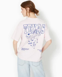 Pimkie Toute La Collection|T-Shirt Et Top^T-shirt Oversize Avec Print Devant Et Dos -