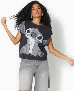 Pimkie Toute La Collection|T-Shirt Et Top^T-shirt Sans Manches STITCH -