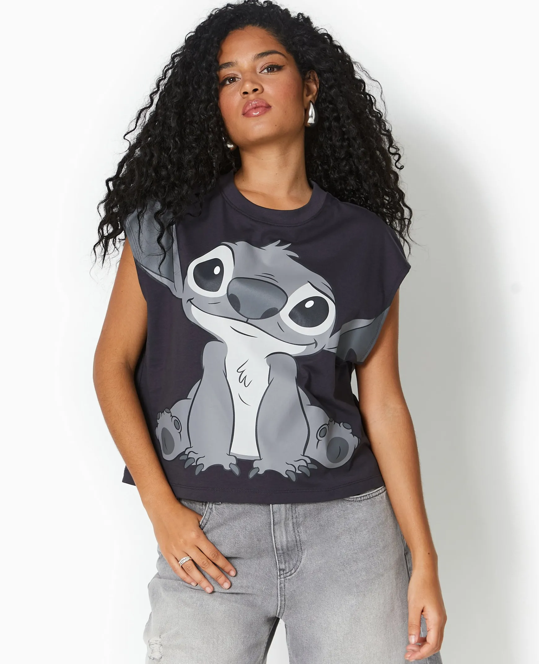 Pimkie Toute La Collection|T-Shirt Et Top^T-shirt Sans Manches STITCH -