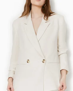 Pimkie Tailleur|Veste Et Blazer^Veste Blazer En Tissu Effet Lin Rustique -