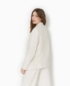 Pimkie Tailleur|Veste Et Blazer^Veste Blazer En Tissu Effet Lin Rustique -