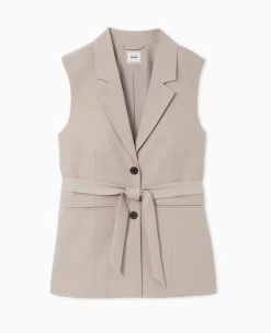 Pimkie Toute La Collection|Veste Et Blazer^Veste Blazer Sans Manches Avec Ceinture -