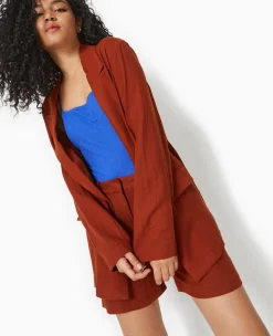 Pimkie Toute La Collection|Veste Et Blazer^Veste Blazer Souple En Tissu Fluide -