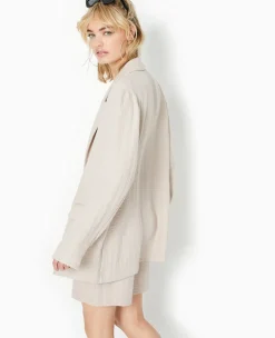 Pimkie Toute La Collection|Tailleur^Veste Blazer Souple En Tissu Fluide -