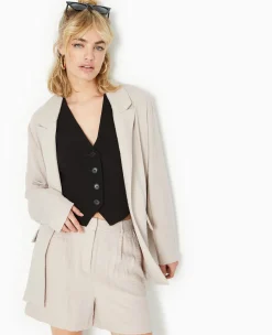 Pimkie Toute La Collection|Tailleur^Veste Blazer Souple En Tissu Fluide -