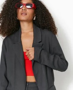 Pimkie Tailleur|Ensembles^Veste Blazer Souple En Tissu Fluide -