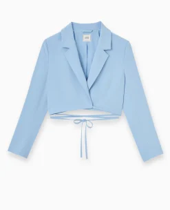Pimkie Tailleur|Ensembles^Veste Cropped Avec Liens à Nouer -