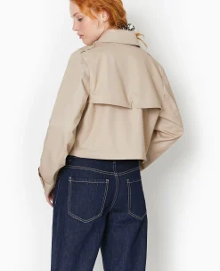 Pimkie Manteau Et Blouson^Veste Trench Courte Double Boutonnage -