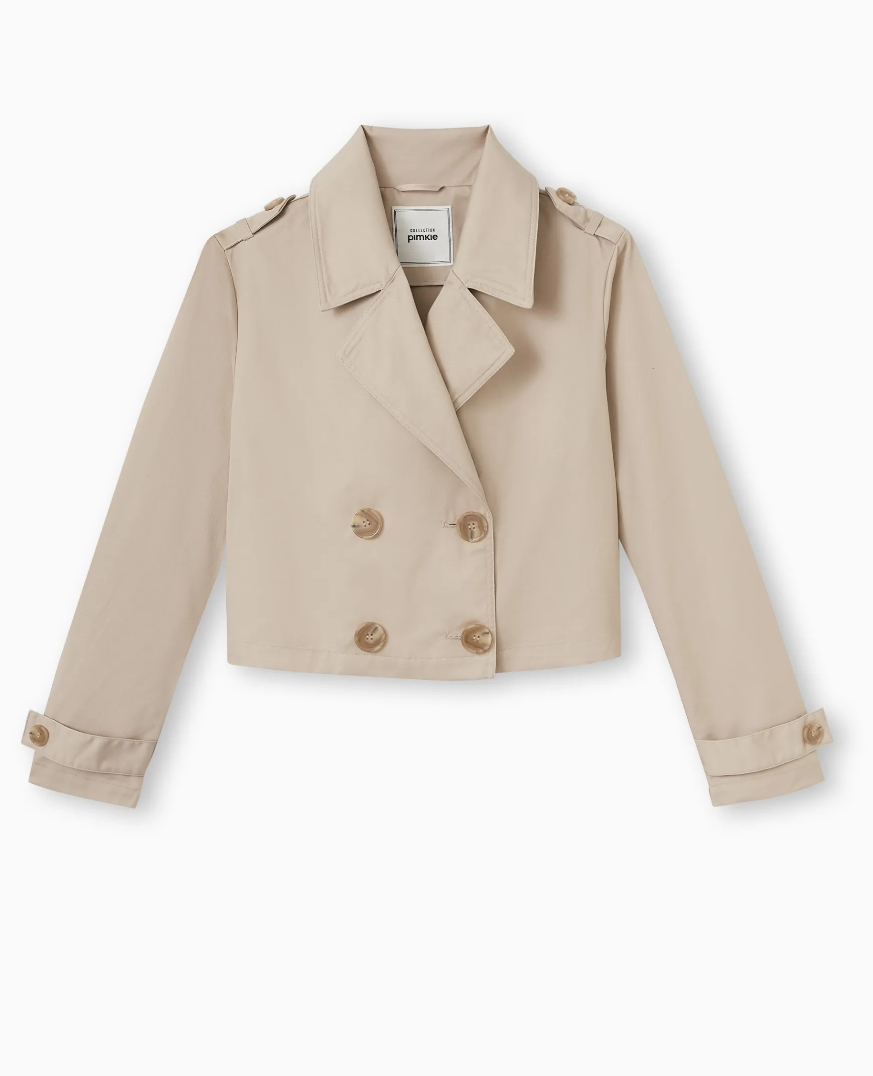 Pimkie Manteau Et Blouson^Veste Trench Courte Double Boutonnage -