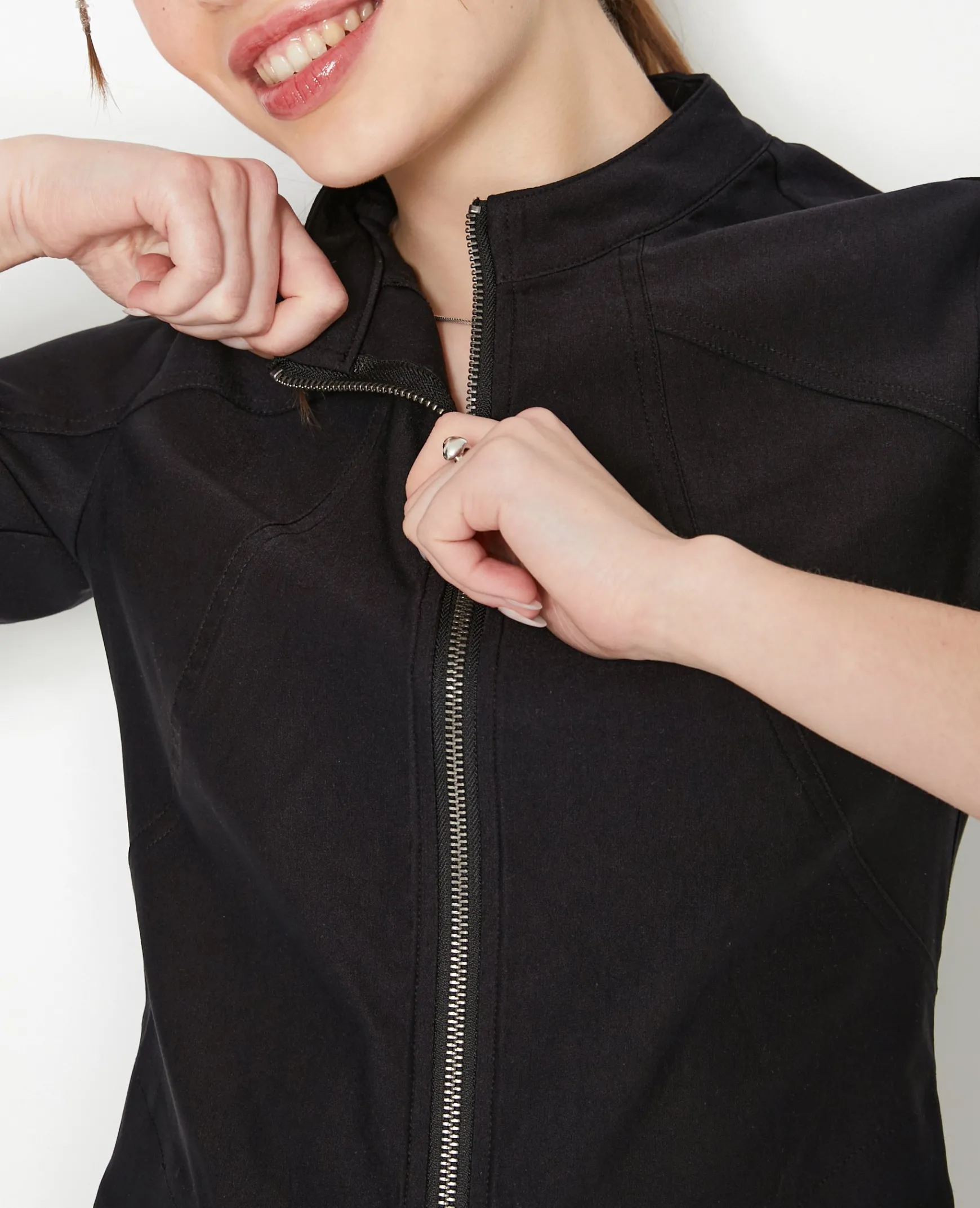 Pimkie Veste Et Blazer^Veste Zippée Fittée Et Courte -